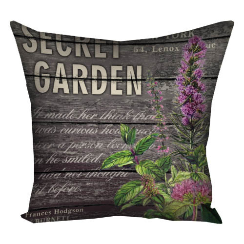 Подушка с принтом 30х30 см Secret garden