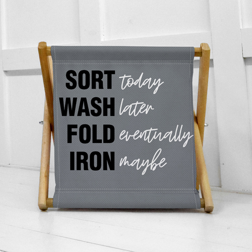 Складная корзина для хранения Sort wash fold iron Складная корзина для хранения Sort wash fold iron
