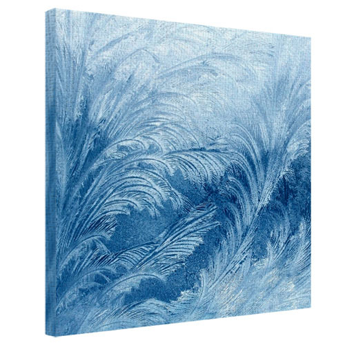 Картина на ткани, 50х50 см Морозный узор