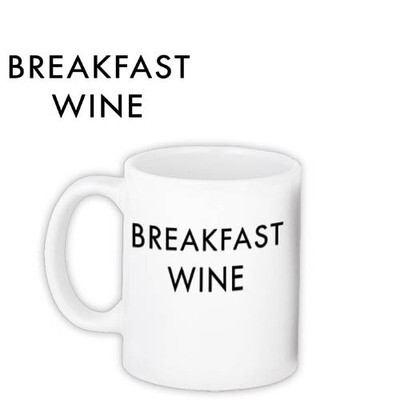 Чашка з принтом Breakfast wine