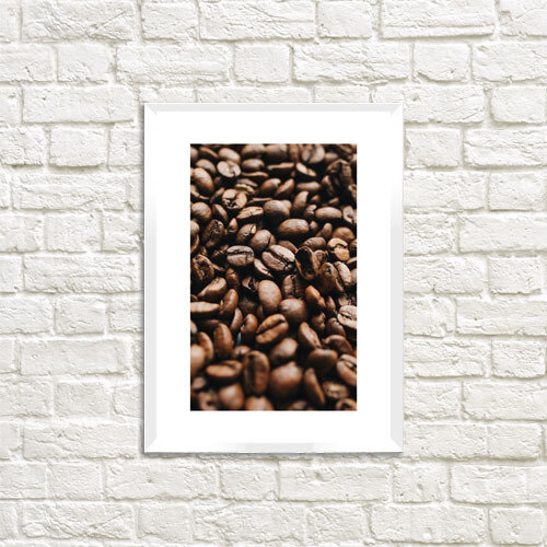 Постер у рамці А4 Смажена кава