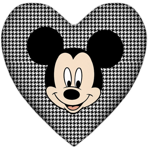 Подушка сердце Микки Маус