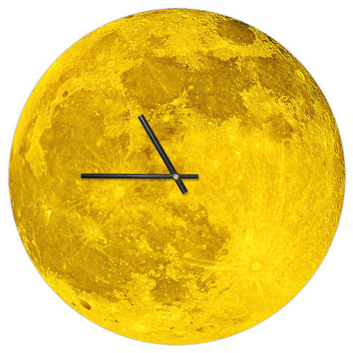 Часы настенные круглые, 36 см Луна