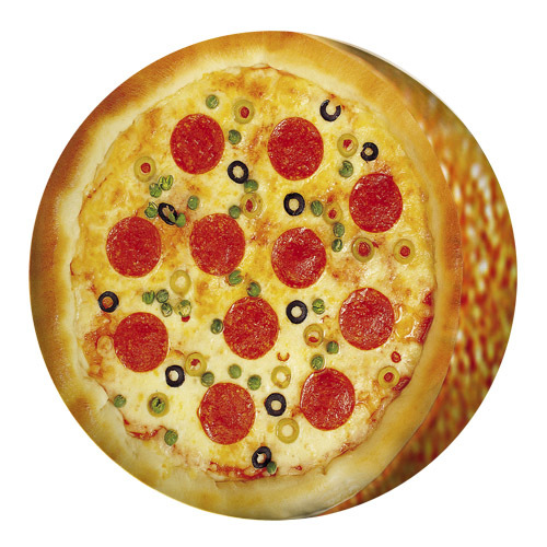 Подушка круглая Пицца