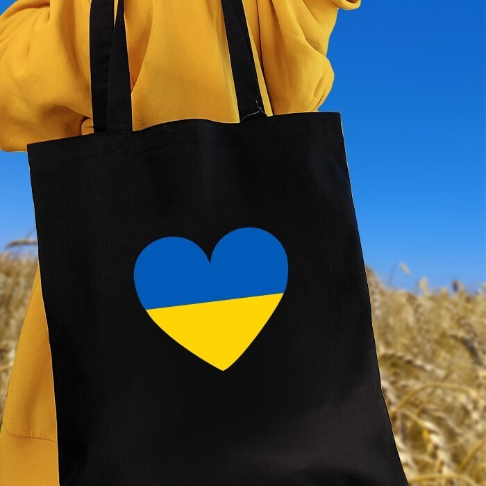 Эко сумка Market (шопер) З Україною в серці
