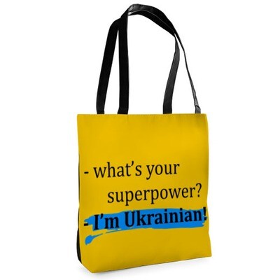 Сумка жіноча тканинна I'm Ukrainian!