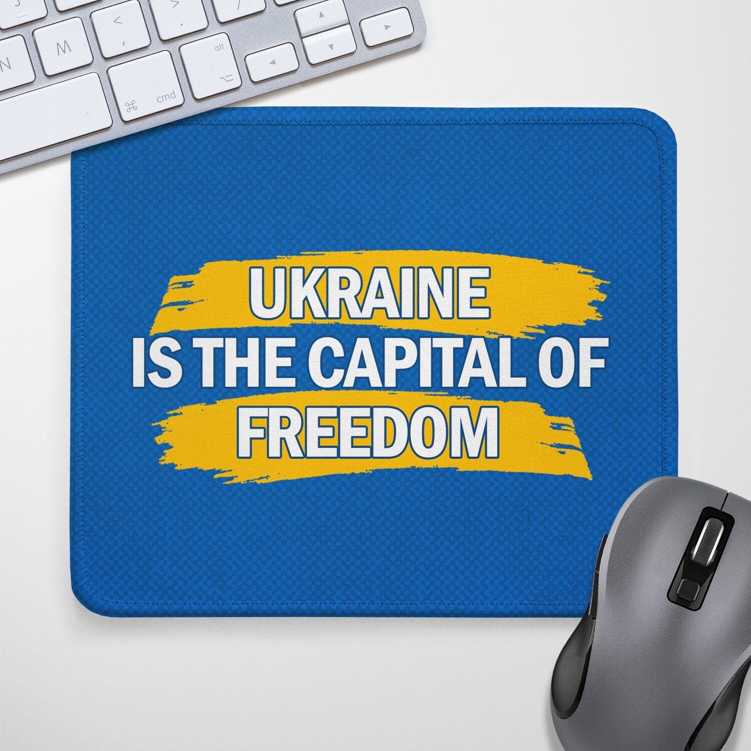 Коврик для мышки Ukraine is the capital of freedom
