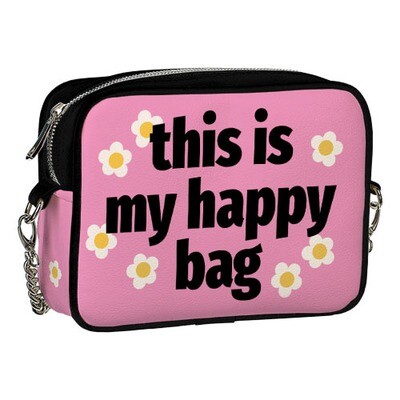 Сумка на цепочке Cherie "This is my happy bag"