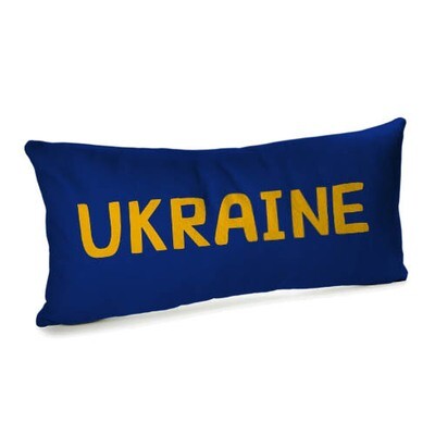 Подушка для дивана (бархат) 50х24 см Ukraine