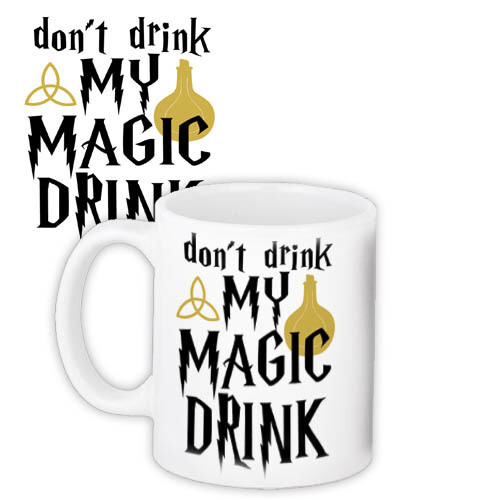Кружка з принтом Don't drink my magic drink