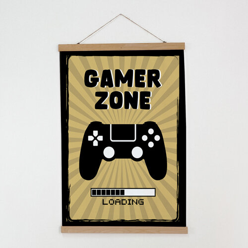 Тканевый постер Gamer zone