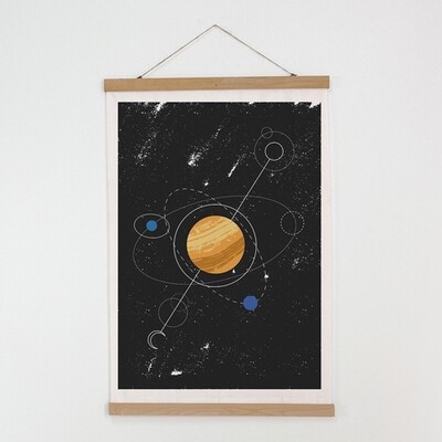 Тканинний постер на стіну Космос