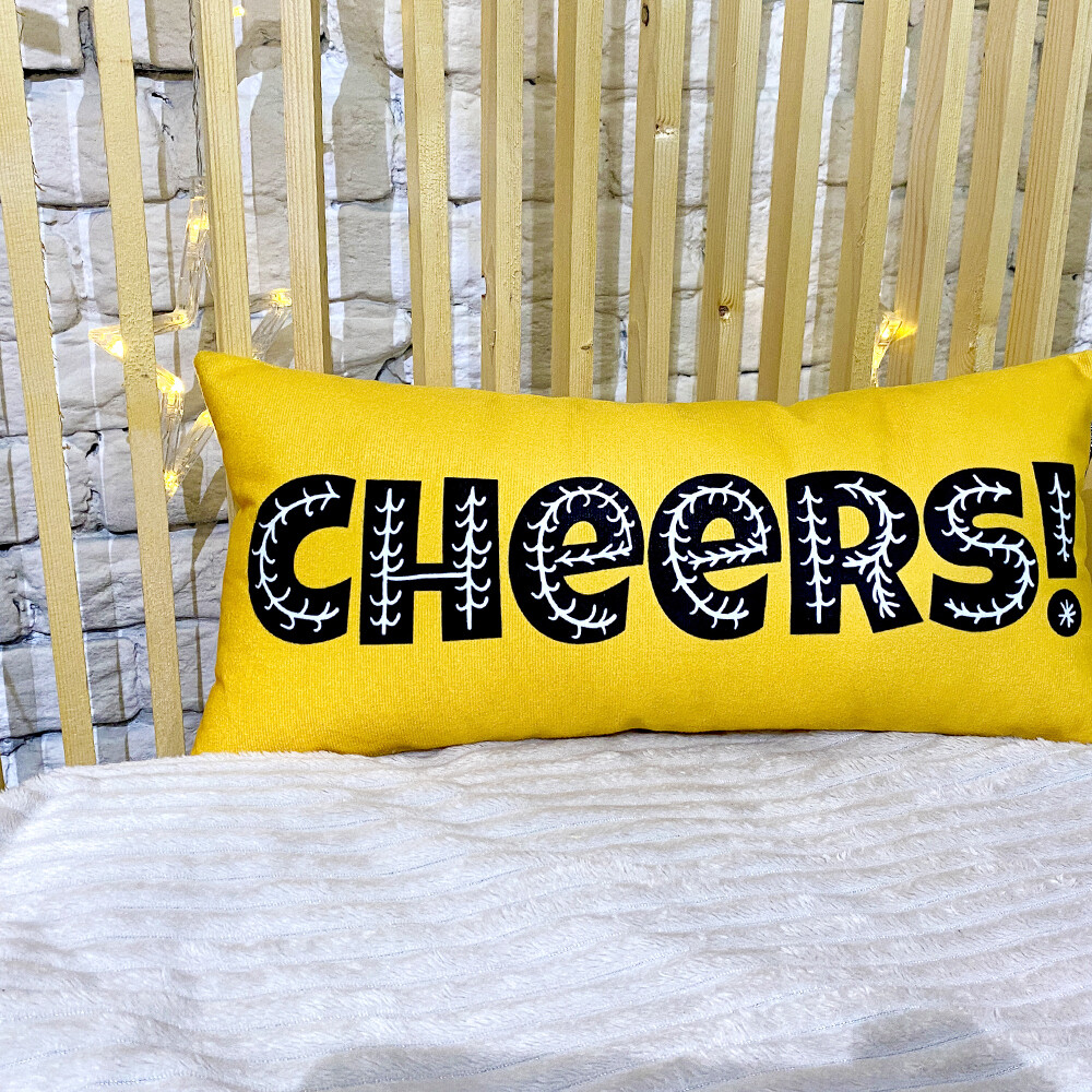Подушка для дивана (бархат) 50х24 см Cheers!