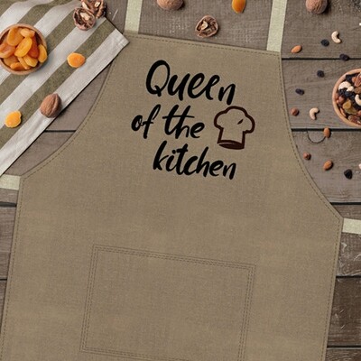Фартух з написом Queen of the kitchen (Королева кухні)