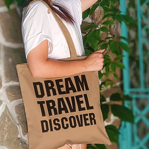 Эко сумка Market (шопер) Dream Travel Discover