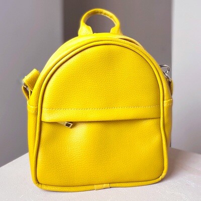 Маленький рюкзак-сумка Rainbow, жовтий