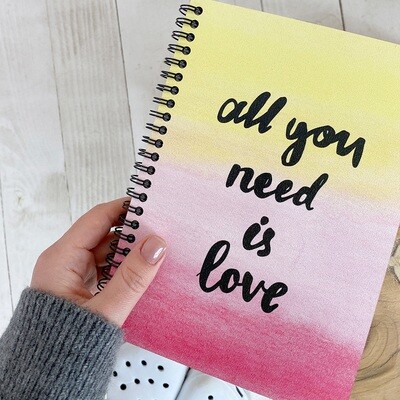 Блокнот Sketchbook (прямоуг.) All you need is love