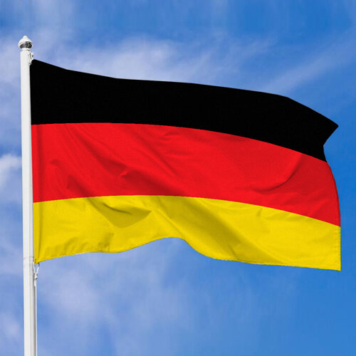 Тканевый флаг Германии, 100х50 см