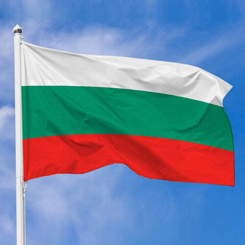 Тканевый флаг Болгарии, 100х50 см
