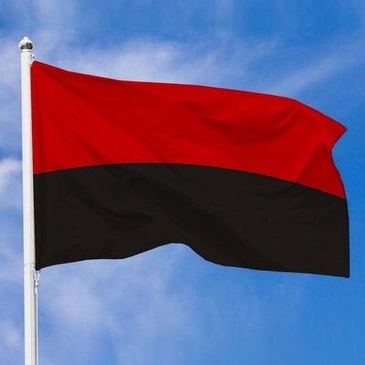 Флаг УПА (красно-черный), 100х50 см