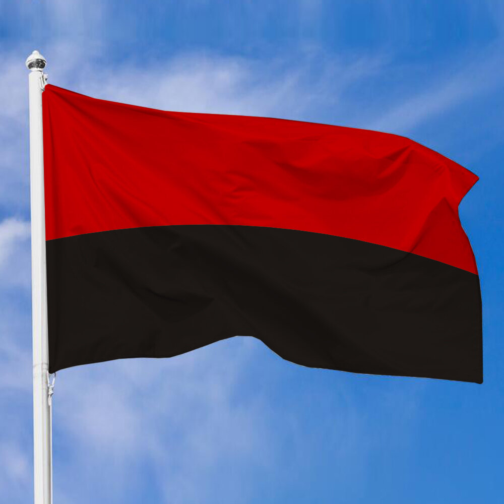 Флаг УПА (красно-черный), 100х50 см