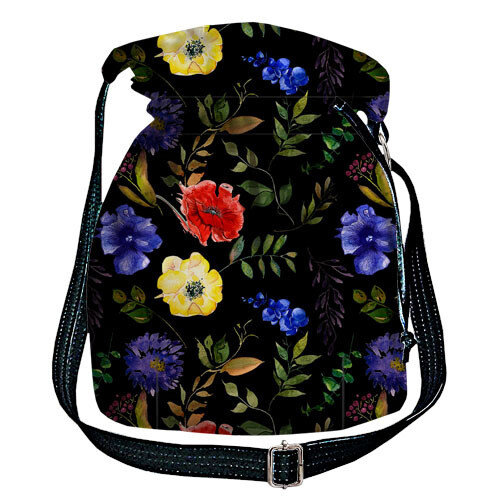 Женская сумка мешок Torba Красочные цветы