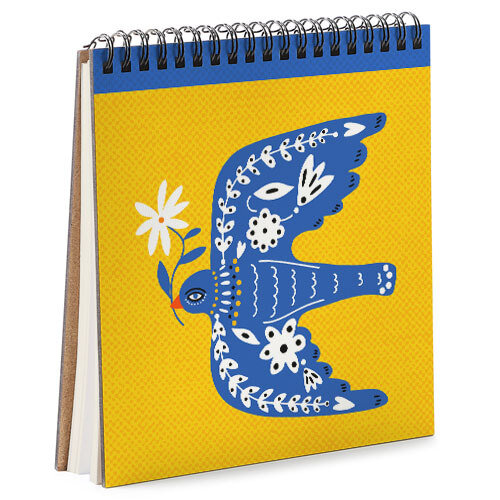 Блокнот Sketchbook (квадрат) Птица свободы