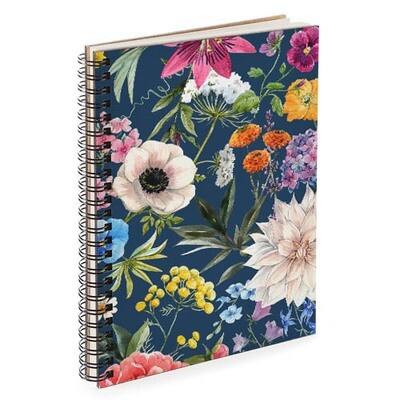 Блокнот Sketchbook (прямокут.) Різні квіти