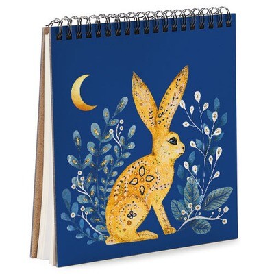 Блокнот Sketchbook (квадрат) Зайчик і місяць