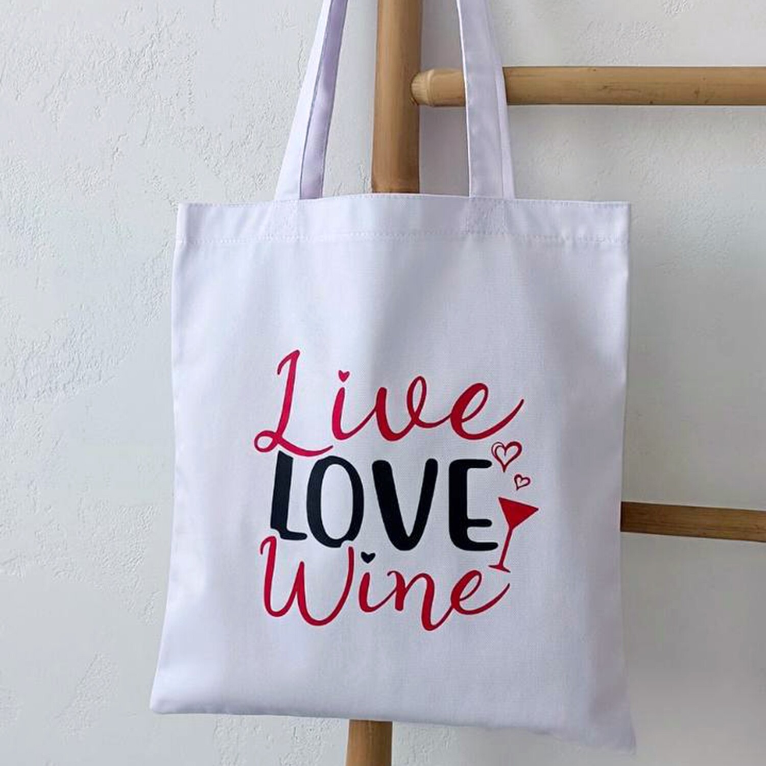 Эко сумка Market (шопер) Live love wine