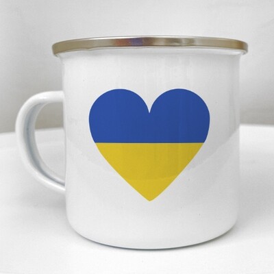 Кружка металлическая Camper З Україною в серці