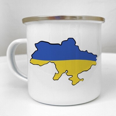Чашка металева Camper Все буде Україна!