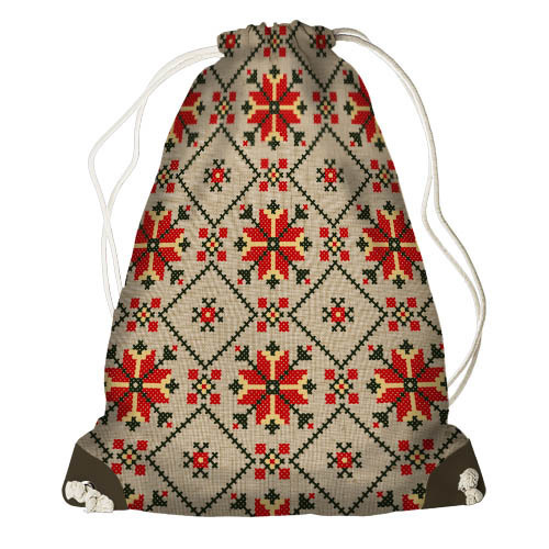Рюкзак-мешок Орнамент цветок
