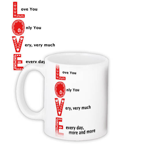 Чашка з принтом Love