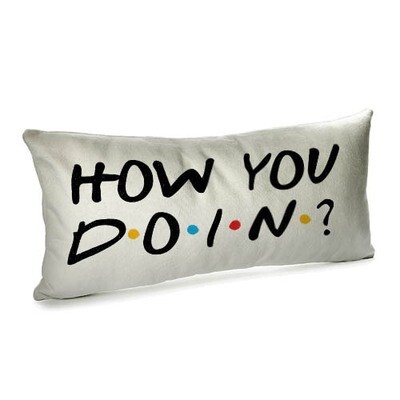 Подушка для дивана (бархат) 50х24 см How you doin?