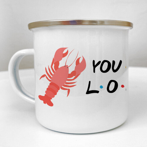 Кружка металлическая Camper You are my lobster
