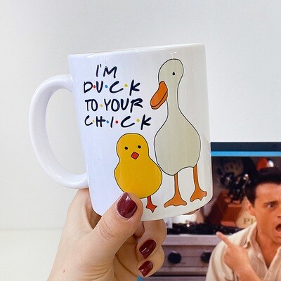 Кружка с принтом I'm duck for your chick