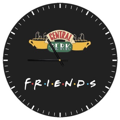 Годинник настінний круглий, 36 см Friends