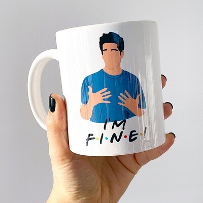 Чашка з принтом I'm fine!