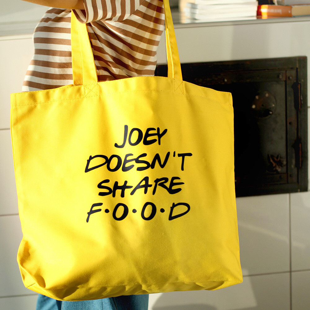 Эко сумка Market (шопер) MAXI Joey doesn't share food (сериал Friends)