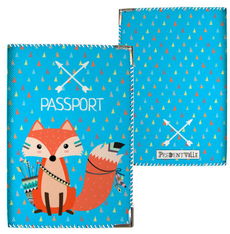 Обложка на паспорт Лисичка с стрелами