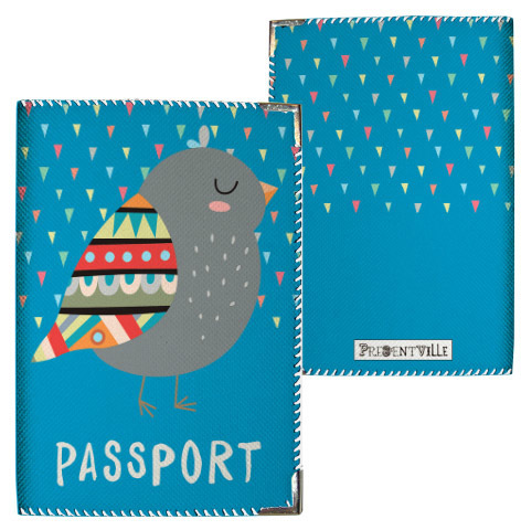 Обложка на паспорт Птичка