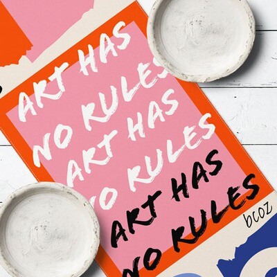 Дорожка на стол (раннер) Art has no rules