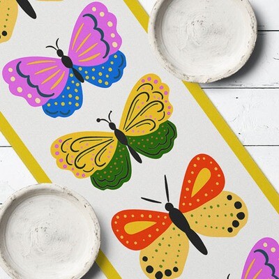 Доріжка на стіл (раннер) Метелики