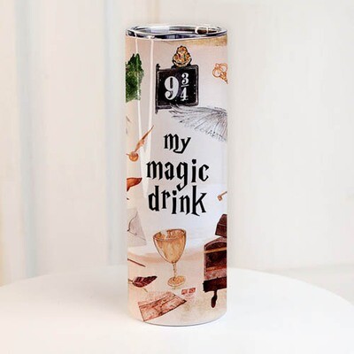 Термос с принтом My magic drink