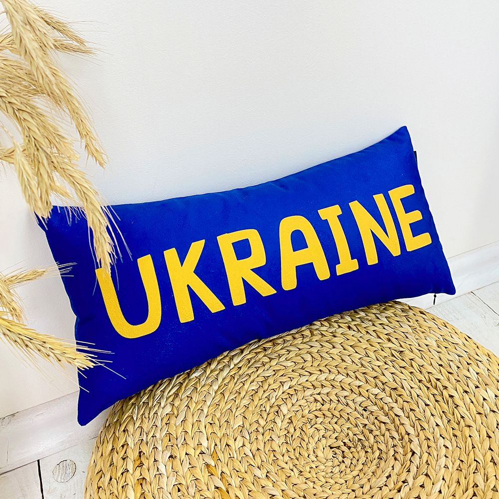 Подушка для дивана (бархат) 50х24 см Ukraine
