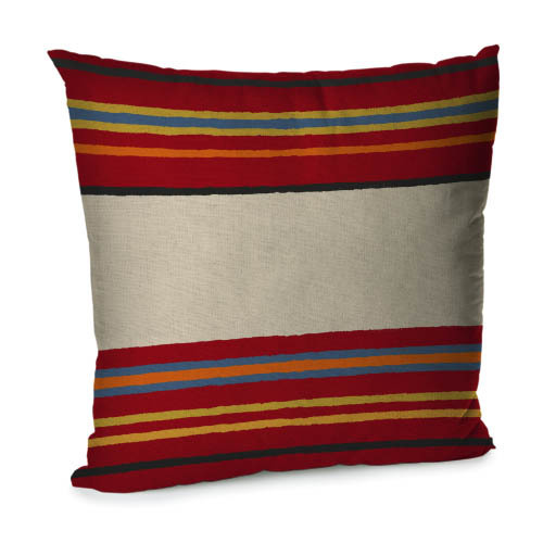 Подушка для дивана 45х45 см Разноцветные полосы