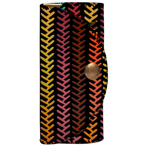 Ключница для сумки (текстиль) Блискавки кольорові
