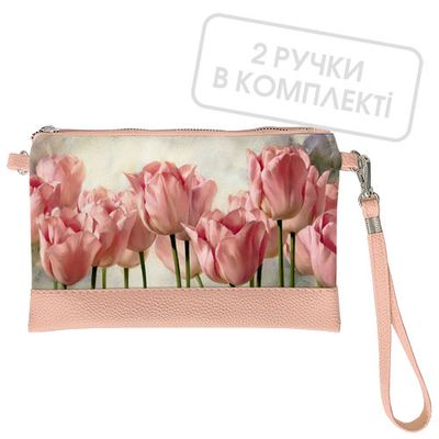 Клатч через плече Тюльпани