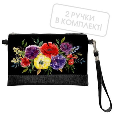 Клатч через плече Букет